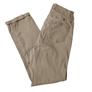 🚨5 For $25🚨2Luver Stylish Juniors 13/14 Tan Cotton Straight Leg Jeans